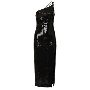 Cher Sequin One Shoulder Dress